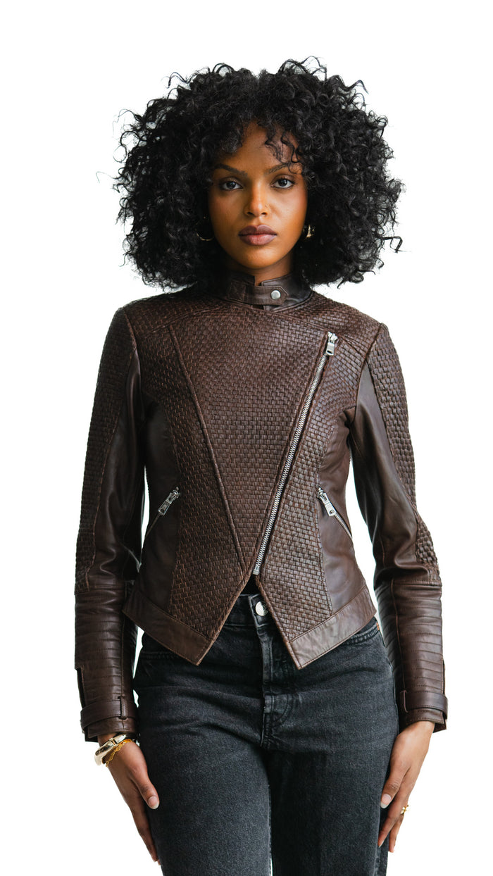 XS / Choclate / 100% LambSkin Leather